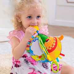 2pcs Baby Hanging Cloth Book Rattle Toy Multicolor Pen