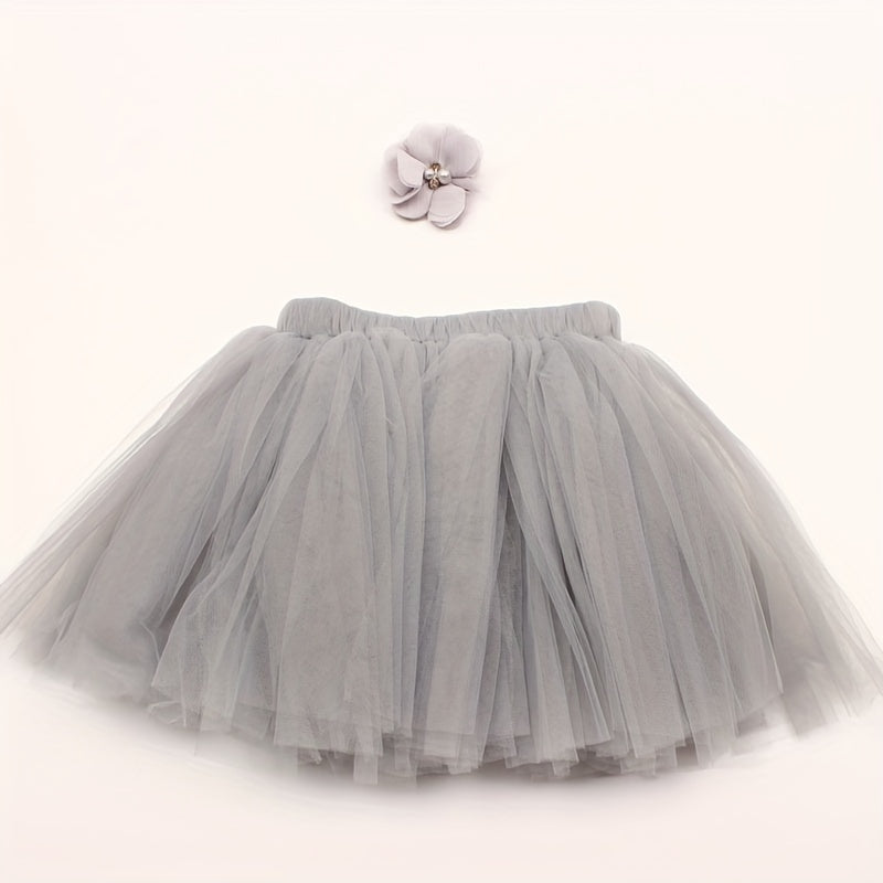 2pcs Baby Girl Tutu Skirt Set for Newborn Photo Props & Shower