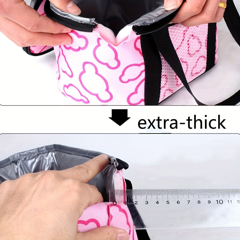 Portable Beverage Insulation Bag Waterproof Cooler Bento Bag