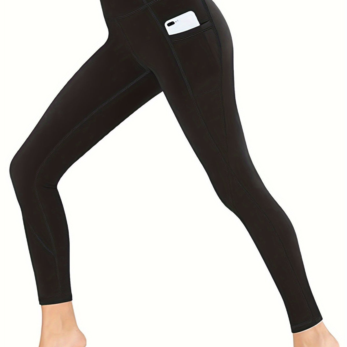  Sports Leggings Wide Waistband High Stretch Yoga Pants