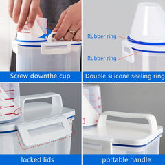 Pet Vacuum Food Storage Bucket For Dry Storage Cat And Dog Food
