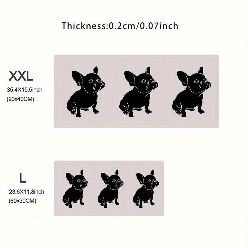 French Bulldog Custom Mouse Pad Anti Slip Rubber