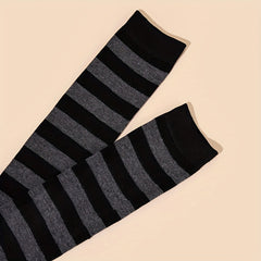 Striped Thigh High Socks Over The Knee Women's Stockings