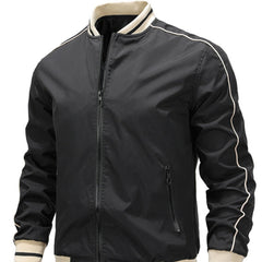 Men's Patchwork Jacket Baseball Large Size Loose Jacket