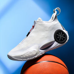 Men's Zipper Basketball Shoes Non Slip Sneakers