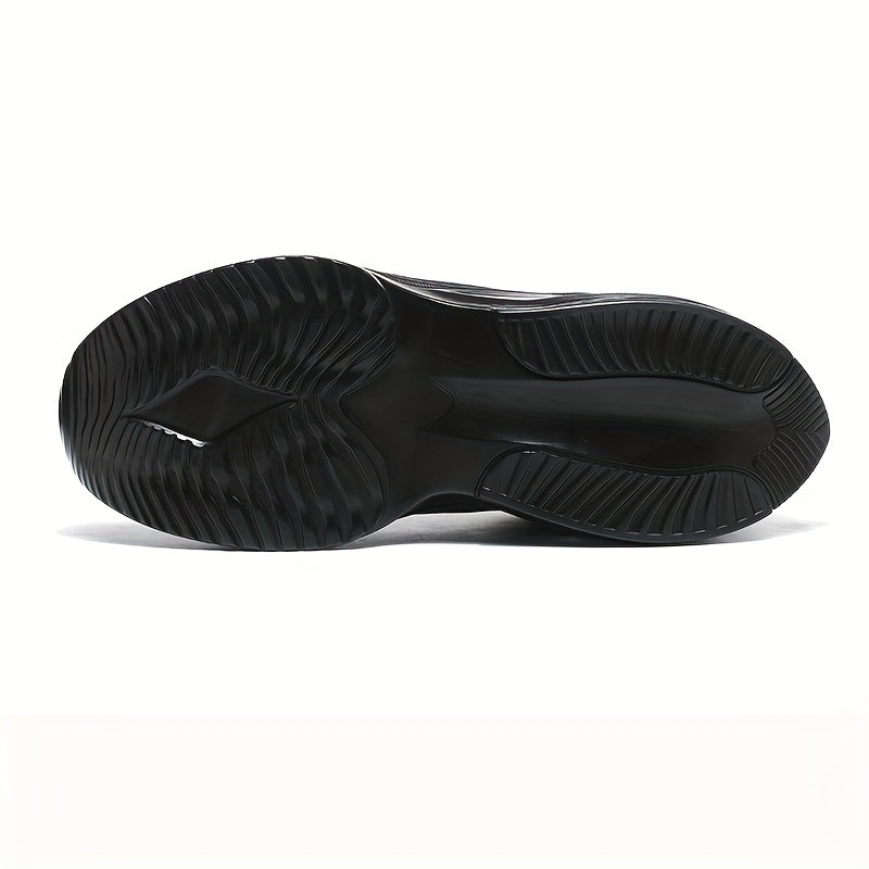 Men's Knit Air Cushioned Lace Up Casual Shoes Lightweight Sneakers