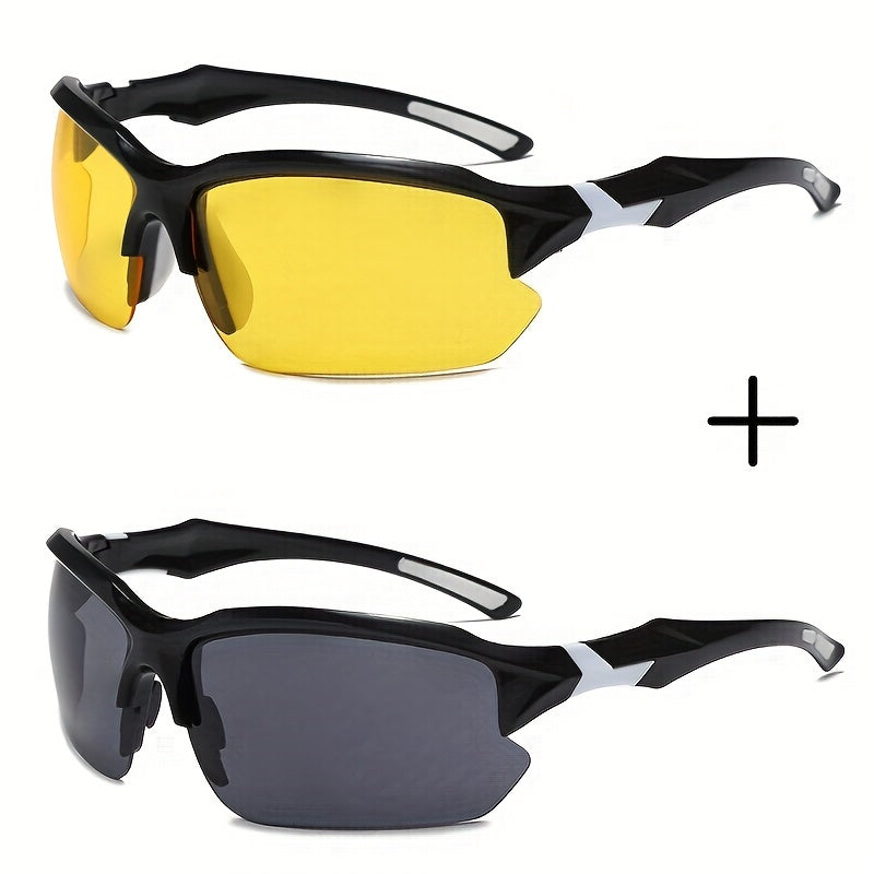 Men's Sports Sunglasses UV400 for Golf Fishing Running