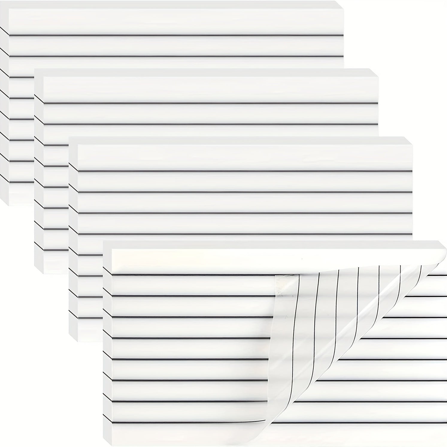 200 Sheets Line Transparent Sticky Notes Combo Pack