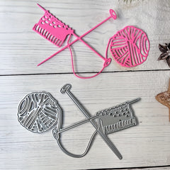 Knitting Yarn Cutting Dies for DIY Crafting Scrapbooking Supplies