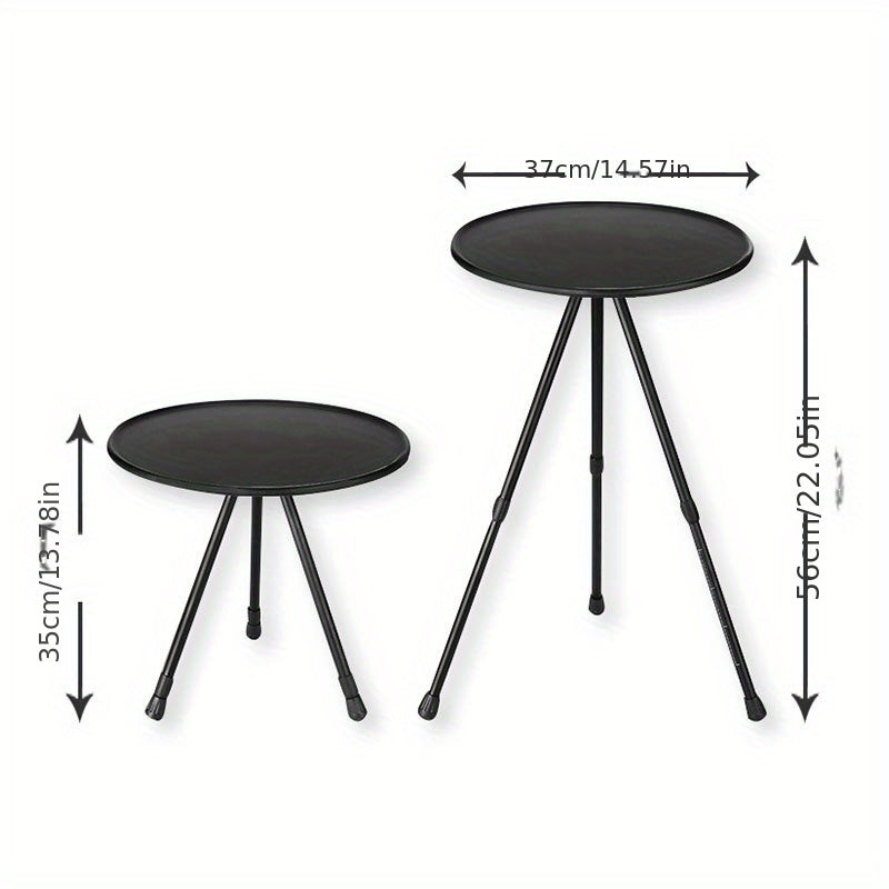 Portable Aluminum Folding Round Table for Outdoor Activities