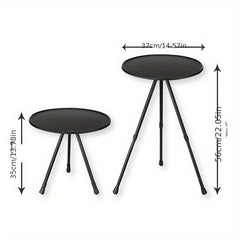 Portable Aluminum Folding Round Table for Outdoor Activities