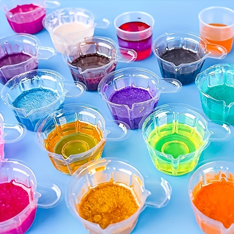 100Pcs 40ml Plastic Cups for Epoxy Resin Jewelry Making