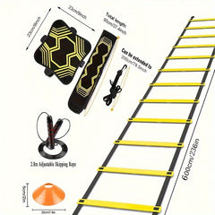 Agility Ladder Set with Jump Rope & Cones
