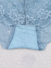 6pcs Floral Lace Briefs Women's Lingerie & Underwear