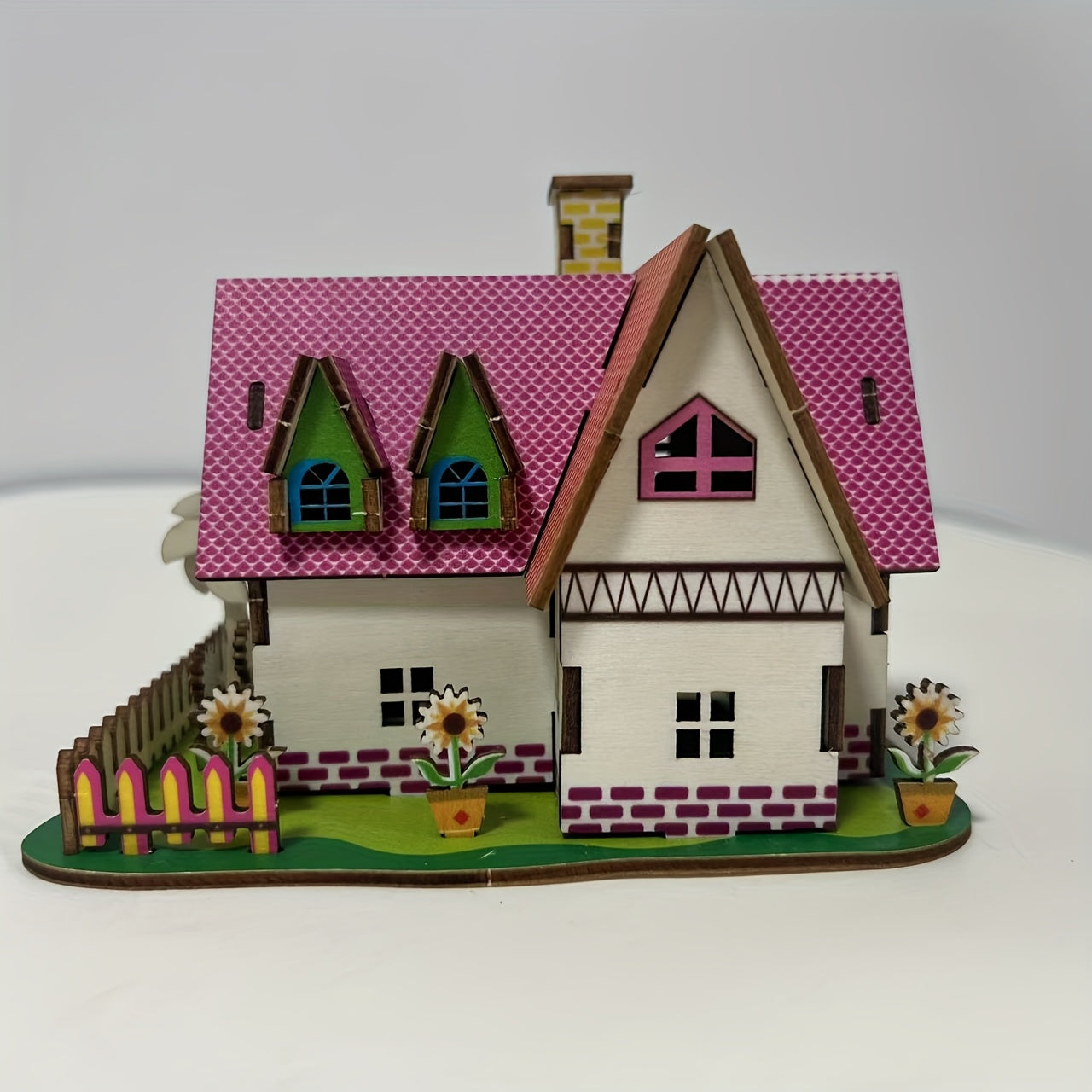 Sunflower Farm 3D Wooden Puzzle Desktop Decoration