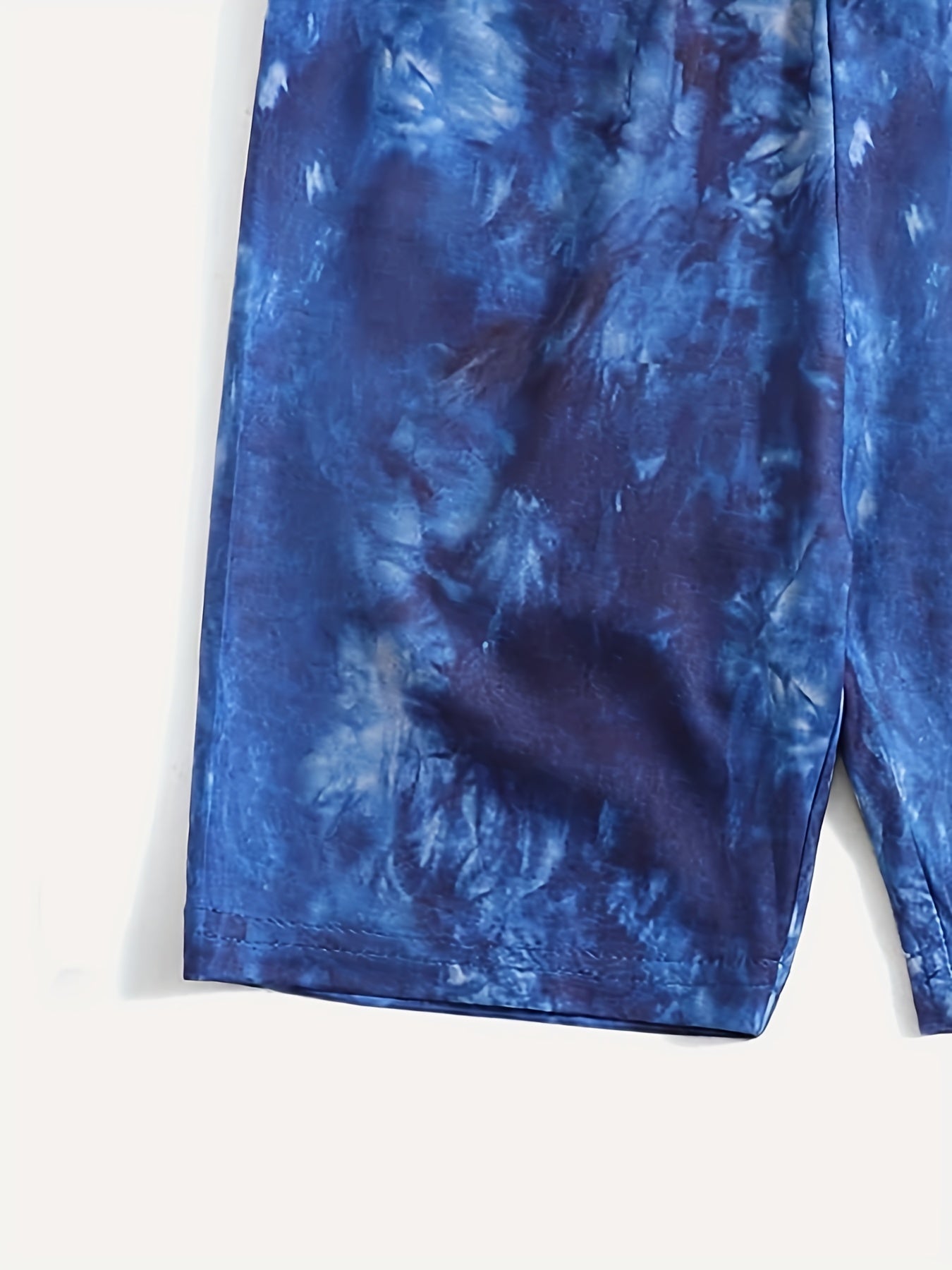Toddler Girls Tie Dye Graphic Elastic Waist Biker Shorts