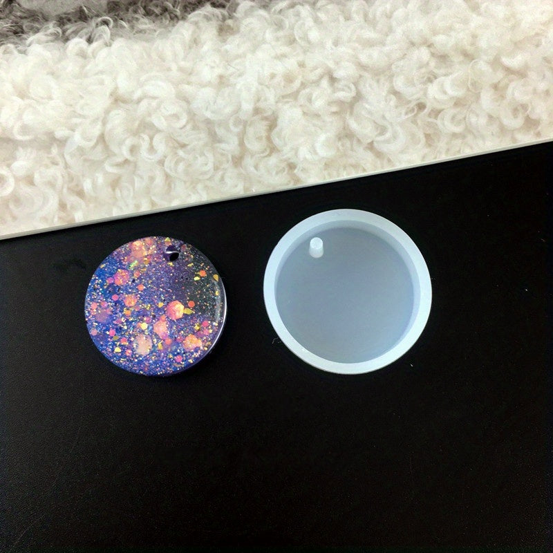 Silicone Oval Square Crystal Gemstone Pendant Mold DIY Resin Casting Epoxy Mold