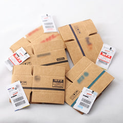 5pcs Mini Express Box Doll House Decoration Toy