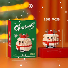 Christmas Santa Claus Snowman Tree Egg Cartoon Assembly Toy Gift