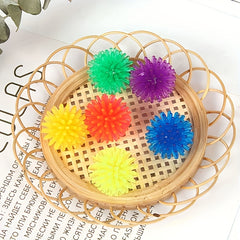 6pcs Spiky Ball Fidget Toy for Autism Sensory ADHD Anxiety Relief