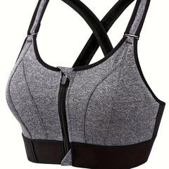 Cross Back Sports Bra High Elastic Tight Lifting Bra