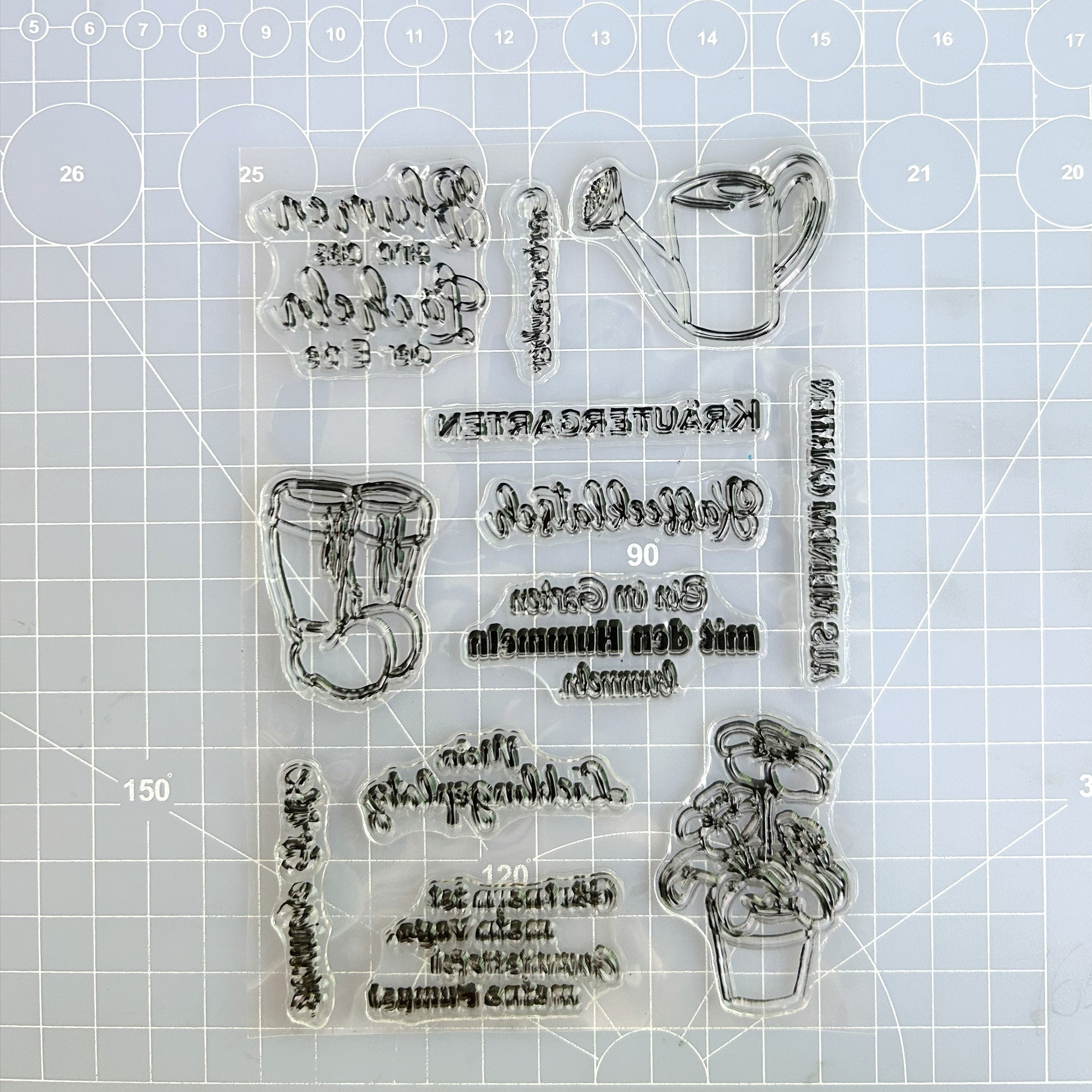 Flower Cartoon Transparent Stamp DIY Scrapbooking Decorative Card Making