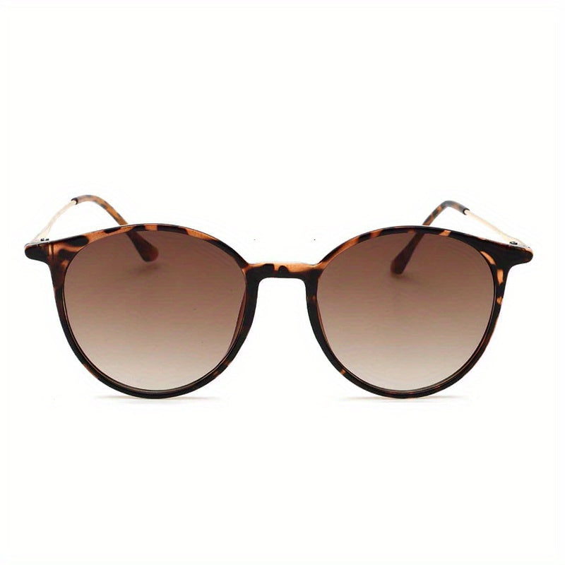 Retro Round Sunglasses Full Frame Vintage Style