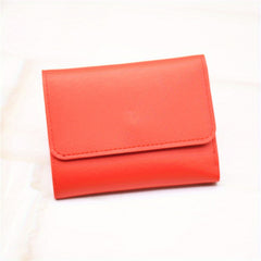 Men's Card Holder Wallet Case 5 Slots PU Leather Short Purse