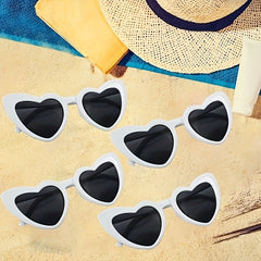 4pcs Vintage Heart Glasses for Bridal Bridesmaids