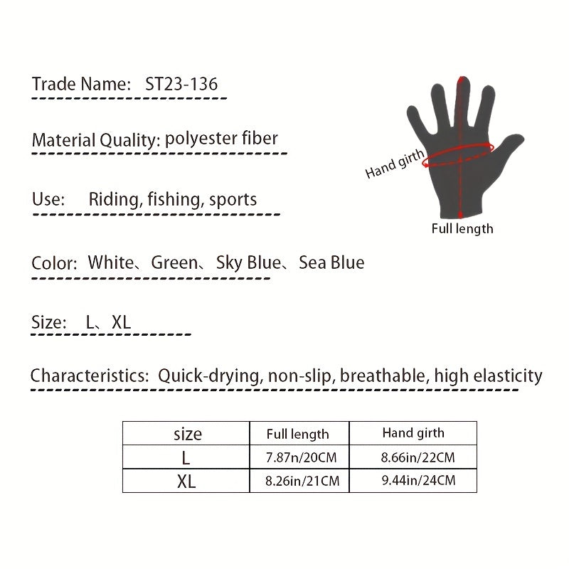 Camouflage Fishing Gloves Ice Viscose Elastic Fingerless Gloves Unisex