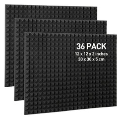 High Density Pyramid Sound Absorbing Cotton 36pcs