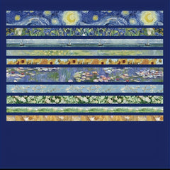 10 Volumes Paper Set Tape Sky Stars Series Retro High Appearance Level