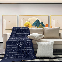 Classic Throw Blanket Christmas Birthday Gift For Son