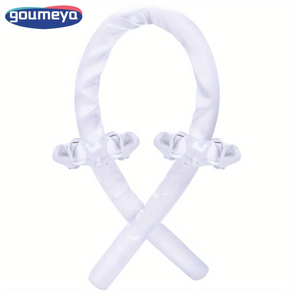 Heatless Silk Ribbon Curling Rod Hair Rollers with Hair Claw Clip