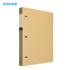 TIANSE 3-Hole A4 File Folder w/ Pockets 220 Sheets Capacity Binder