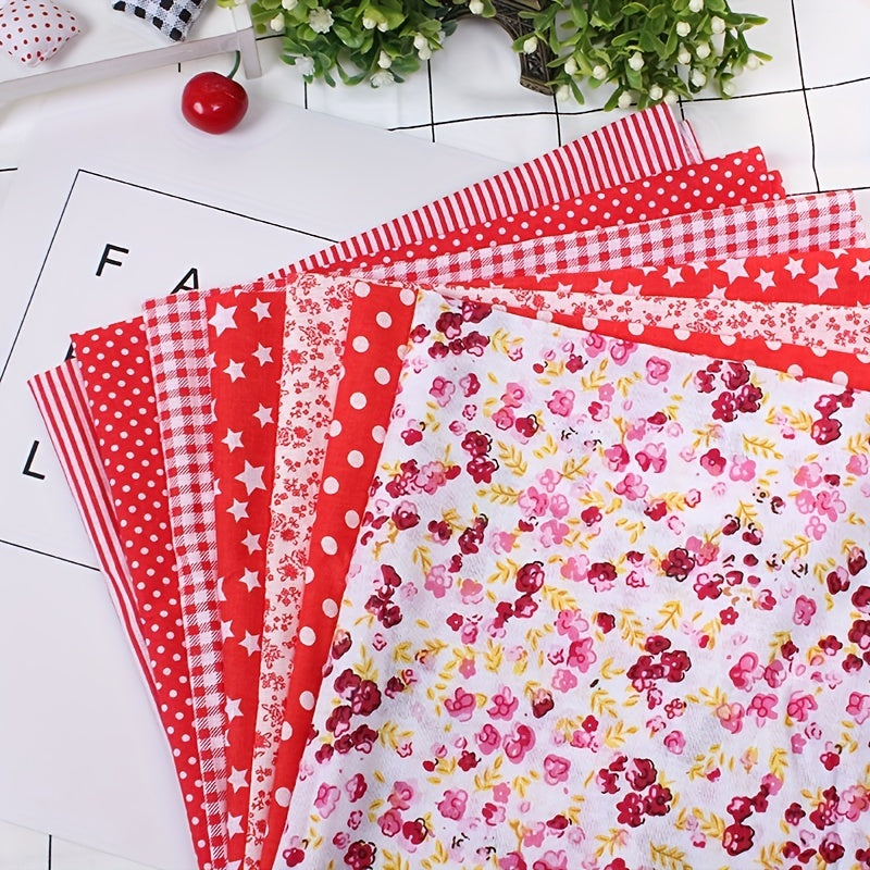 50Pcs Cotton Fabric Bundle Fat Quarter for DIY Sewing and Quilting