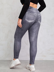  High Rise Skinny Stretch Leggings