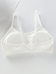 4pcs Small Kitted Vest For Junior High School Students Big Boy Girls Underwear