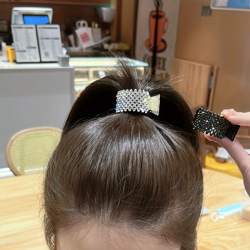 Rhinestone Hair Clip Back Head Hair Clip Head Jewelry Hair Accessories