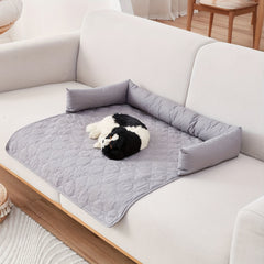 Waterproof Pet Pad with Pillow for Training and Sleeping