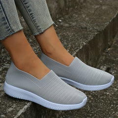 Women's Lightweight Slip On Sock Shoes Breathable Low Top Casual Outdoor Runing