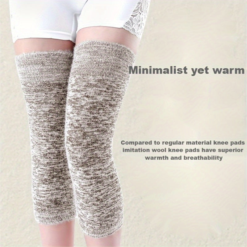 Wool Knee Pads Unisex Warm Thickened Large Size Loose Knee Pads