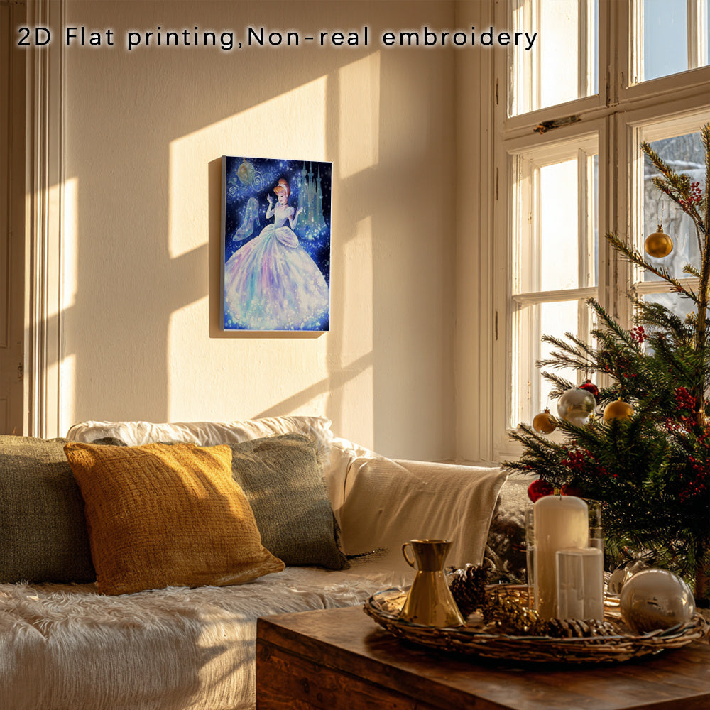 Adult Digital Painting Kit - Princess Stilt Perched on Evening Branch