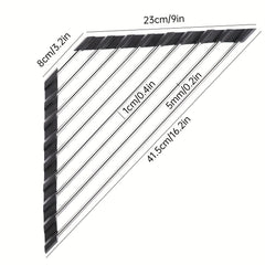 Triangle Roll Up Dish Drying Rack Stainless Steel