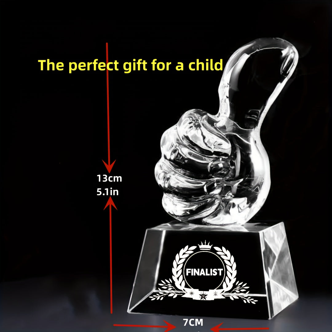 Personalized Crystal Sports Trophy for Winners