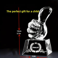 Personalized Crystal Sports Trophy for Winners