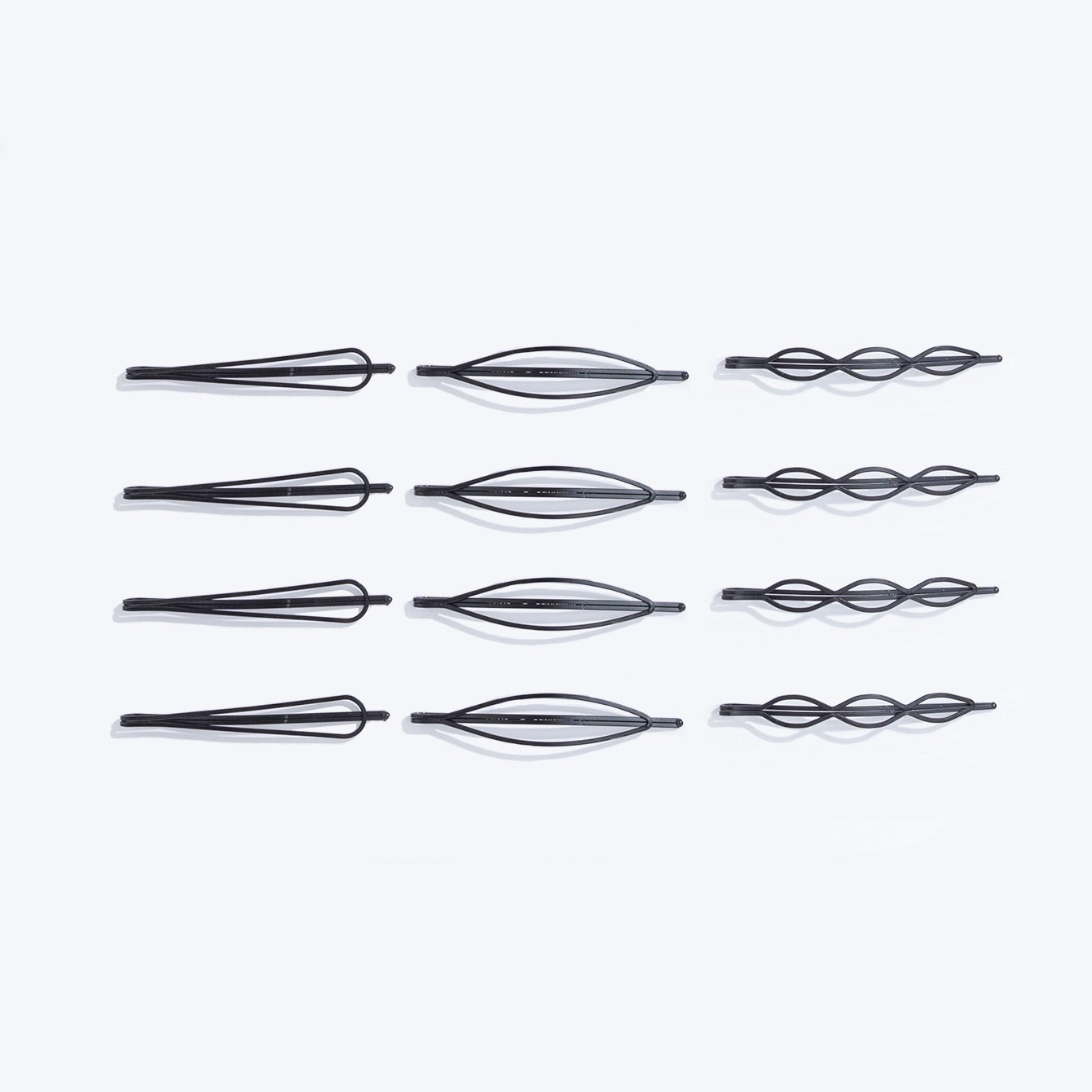 Geometric Metal Hair Clips Set Minimalist Hair Styling Jewelry for Women