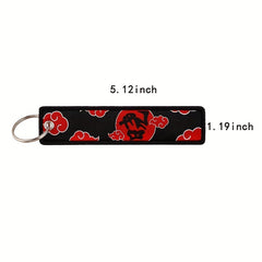 Janpan Anime Keychain Embroidery Jewelry for Women Men and Cars