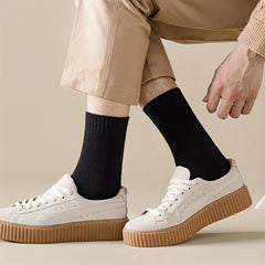 Casual Plus Velvet Thick Warm Cotton Mid-calf Socks