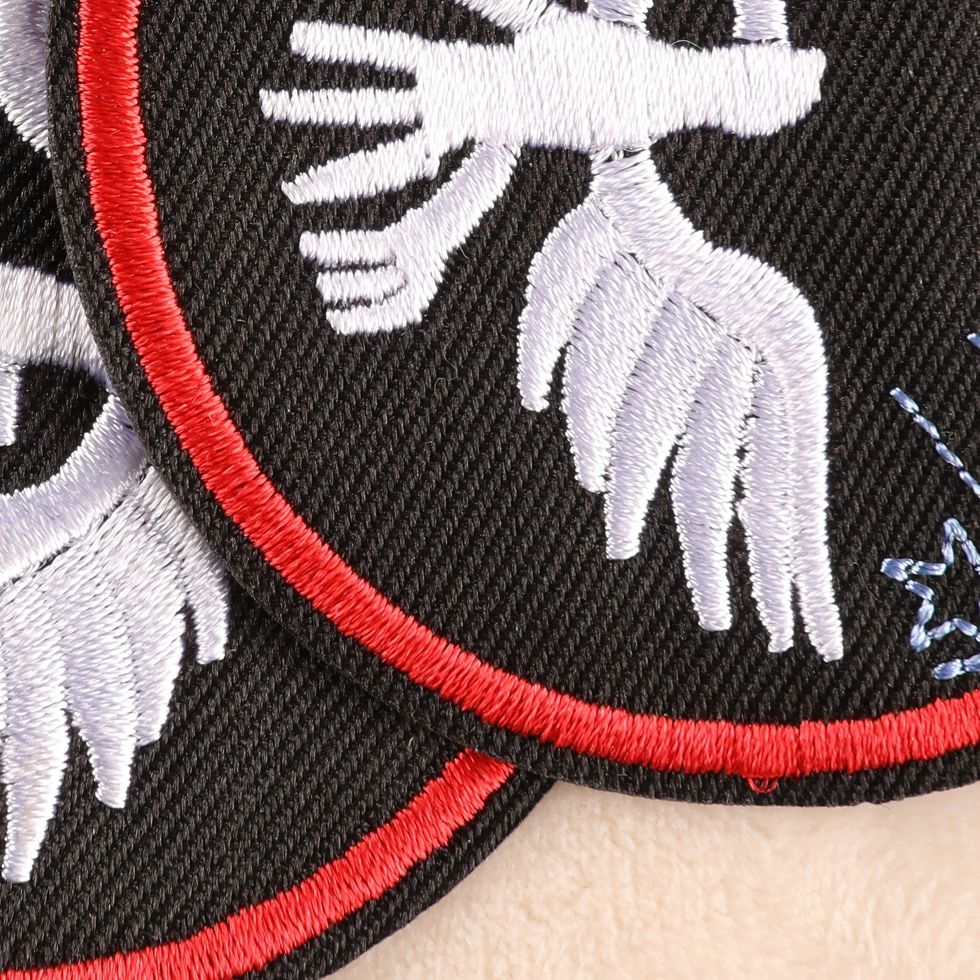 3pcs Round Bird Embroidery Stickers for Clothing Hat